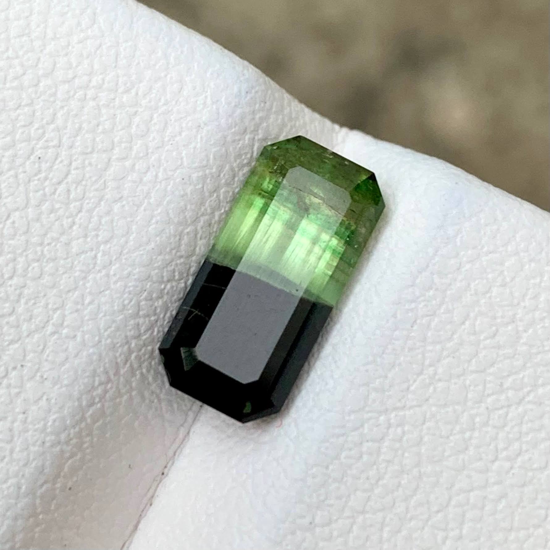 2.83ct Natural Bi-Color Tourmaline Emerald