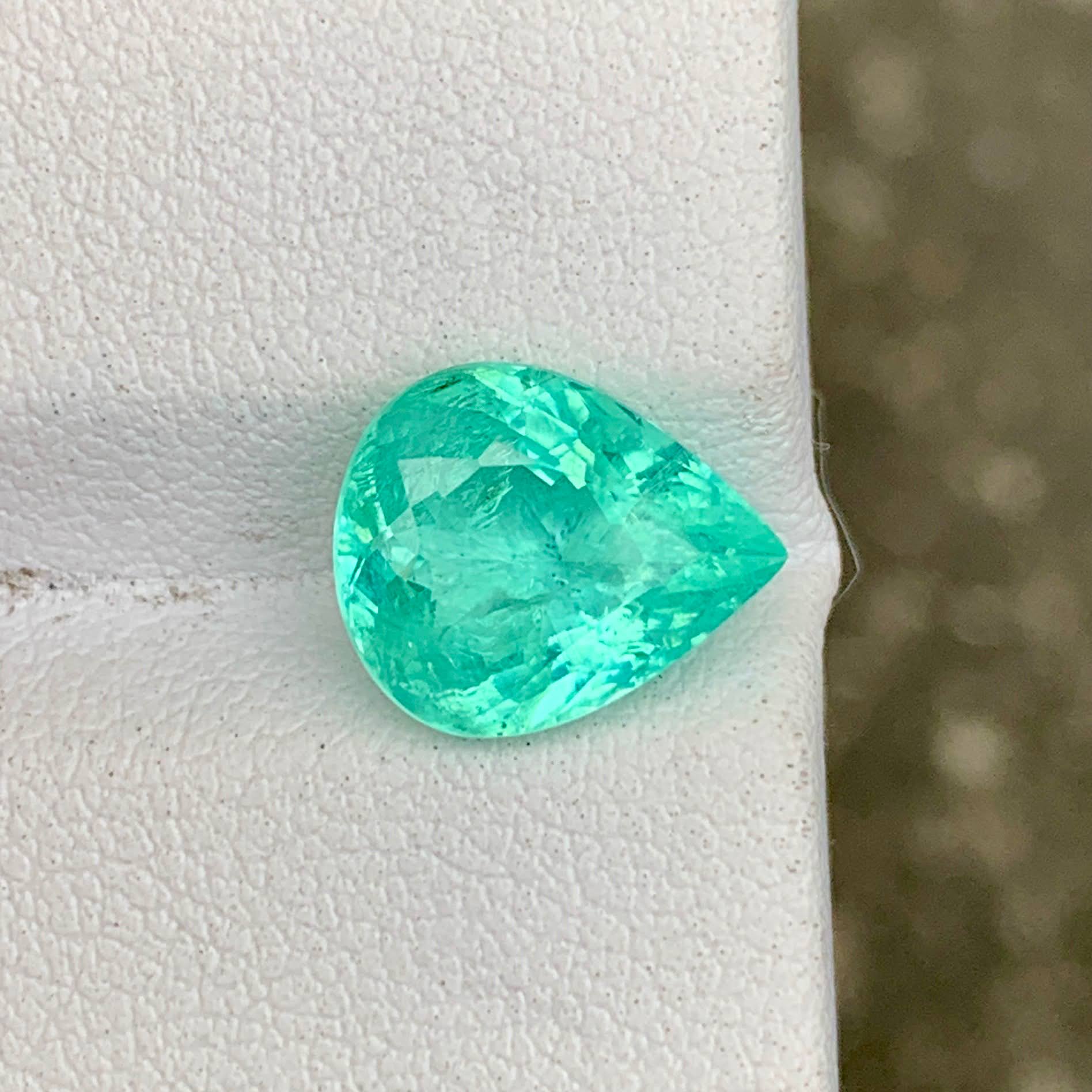 3.34 Carat Certified Paraiba Tourmaline