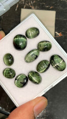47ct-forest-green-cats-eye-tourmaline-batch-afghanistan