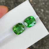 5.42 Carats Tsavorite Garnet Pair Gems