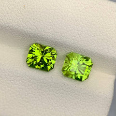 pakistani-peridot-pair-2-51ct-eye-clean-octagon-radiant-cut
