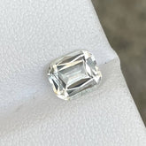 1.40 Carat White Cushion Aquamarine