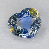 2 Carats Parti Sapphire Heart Shape
