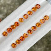 4.70 Carats Citrine Lot Round Cut