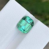 4.05 ct Cushion Mint Green Tourmaline