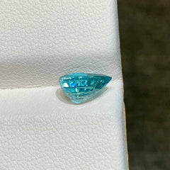 2.45ct Intense Blue Zircon Pear Cut