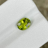 1.28 Carats Peridot Stone Oval Cut