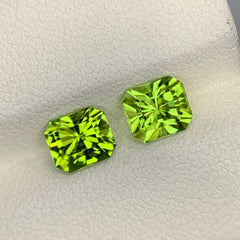 pakistani-peridot-pair-2-51ct-eye-clean-octagon-radiant-cut