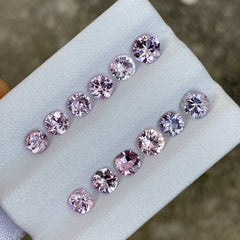 4.46 Carats 13 Piece Pink Spinel Lot