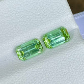 2.00 Carat Light Green Tourmaline Pair