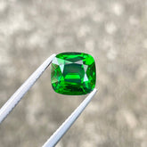 3.51 Carats Tsavorite Garnet Cushion
