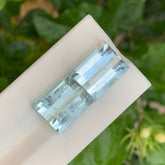 23.45 Carats Blue Aquamarine Pair Gems