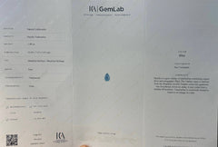 1.99 Carat Certified Paraiba Tourmaline