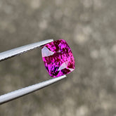 3.56 Carats Pink Sapphire Cushion Cut