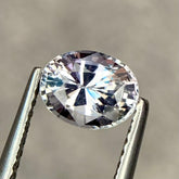 1.37 Ct White Sapphire Oval Cut