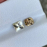 1.58 Carats Colorless Sapphire Stones