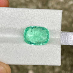 7.37 Carat Certified Paraiba Tourmaline