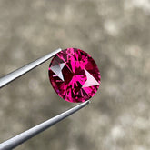 4.26 Carat Reddish Pink Garnet Stone