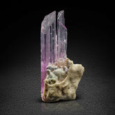 Pink Kunzite Crystal on Albite Matrix