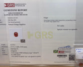 16.18 Carats Certified Orange Sapphire