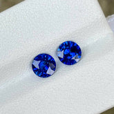 1.61 Ct Blue Sapphire Pair