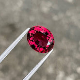 4.53 Carats Bright Red Garnet Stone