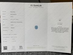 13.79 Carat Certified Paraiba Tourmaline