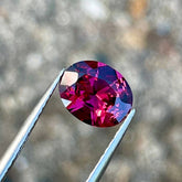 1.45 Carat Pinkish Red Garnet Stone