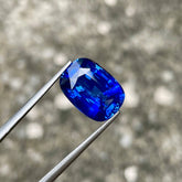 8.82 Carats Intense Blue Sapphire Gem