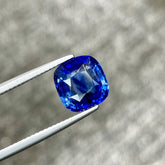 5.01 Carats Blue Sapphire Cushion Gem