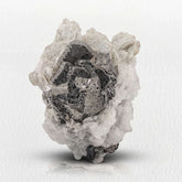 Silver Cassiterite Crystal with Albite