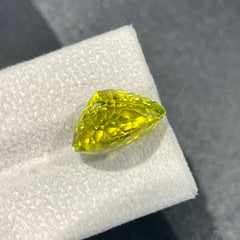 14.48 carat Canary Tourmaline is ICA certified