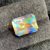 15.04 carats Fine Quality Rainbow Moonstone VVS Radiant Cut Loose Statement Gemstone