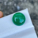 4.62 Carats Green Agate Round Stone
