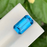 7.20 Carat Neon Blue Topaz for Sale
