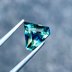 1.41ct Kite Shape Teal Sapphire