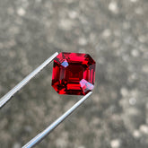 8.59 Carats Bright Red Garnet Stone