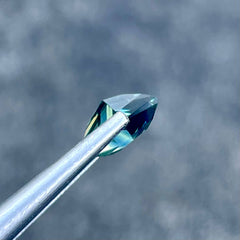 1.41ct Kite Shape Teal Sapphire