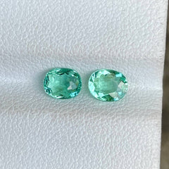 1.15 Carat Certified Paraiba Tourmaline Pair