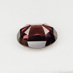 7.08 Carats Oval Red Zircon Stone