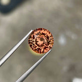 3.31 Carat Round Sunset Tourmaline Gem