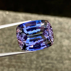 42.47Ct No Heat Tanzanite Cushion Cut