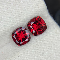 3.60Ct Rhodolite Garnet Pair