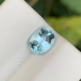 1.15 Carats Blue Aquamarine Oval Stone