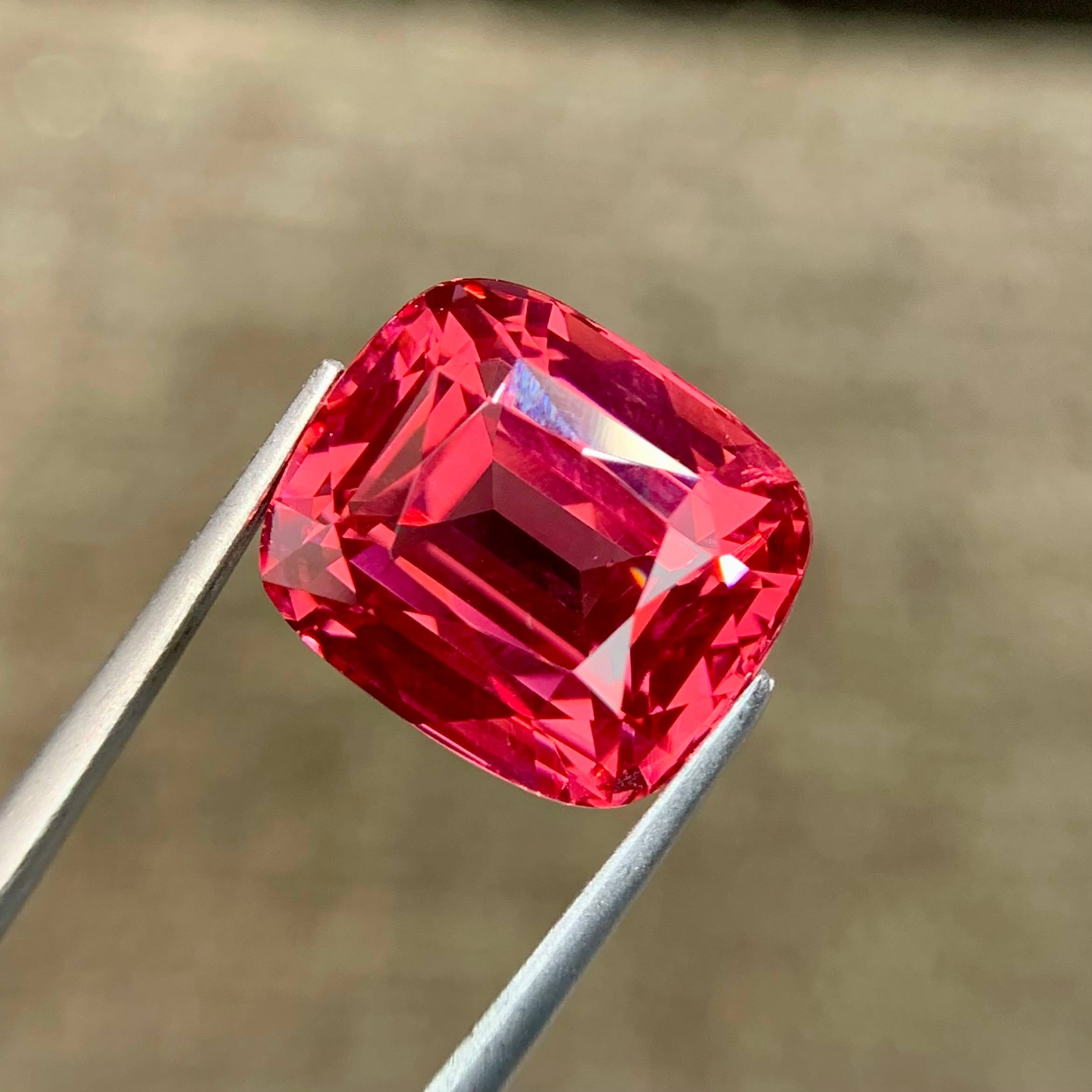 13.80ct Natural Mahenge Spinel Cushion