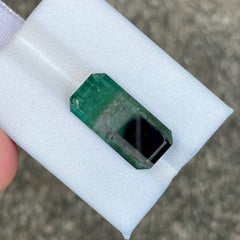 10.94 Carats Tricolor Tourmaline Stone