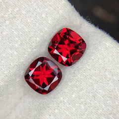 3.60Ct Rhodolite Garnet Pair