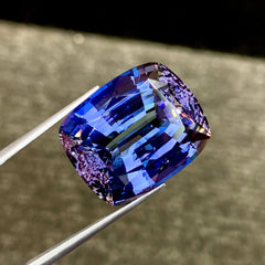42.47Ct No Heat Tanzanite Cushion Cut