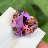 11.65 Carats Bi Color Heart Ametrine