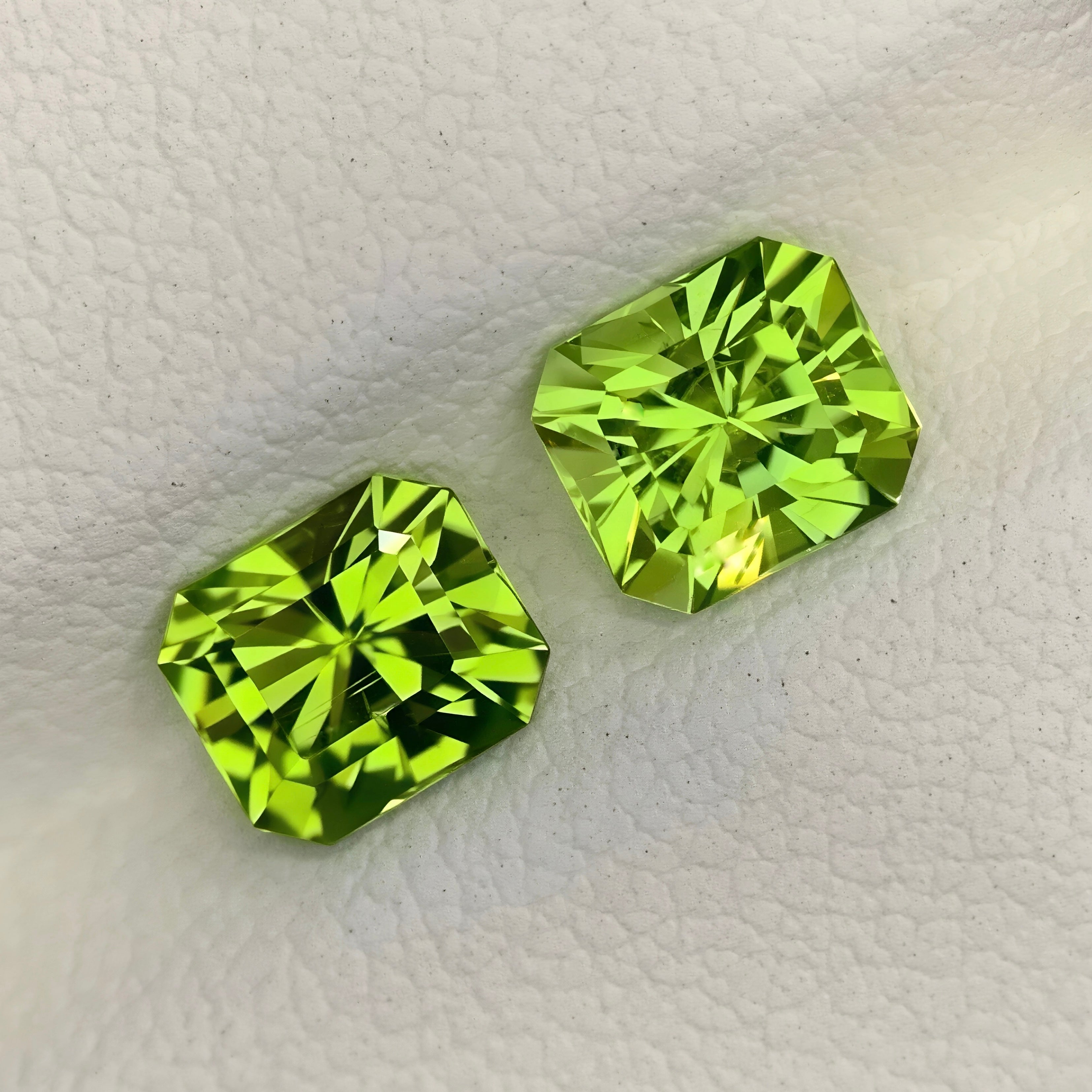 pakistani-peridot-pair-2-51ct-eye-clean-octagon-radiant-cut